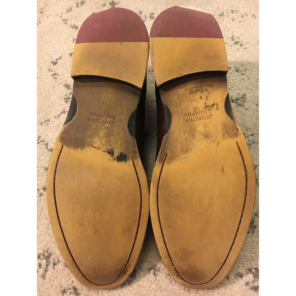 Johnston & Murphy Conard Shoes Leather Cap Toe - image 7